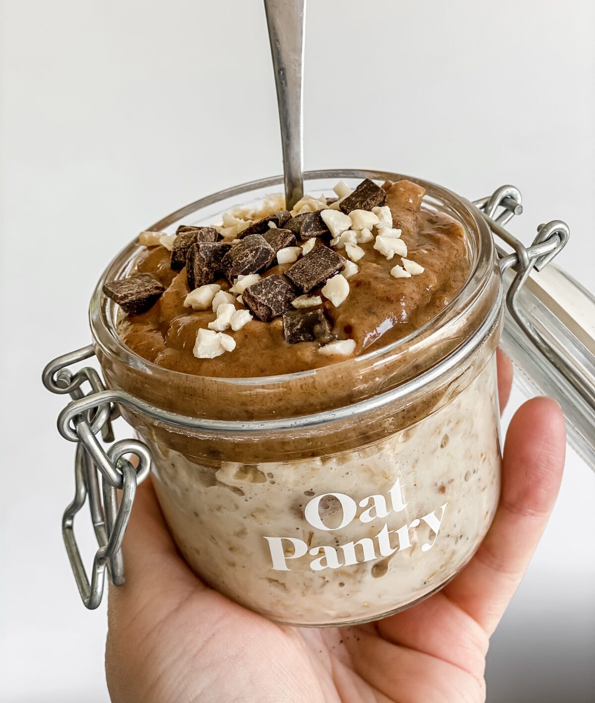 Natural Salted Caramel Overnight Oats Oat Pantry