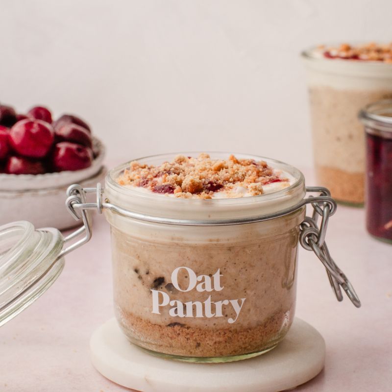 Oat Pantry Cherry Bakewell Overnight Oats