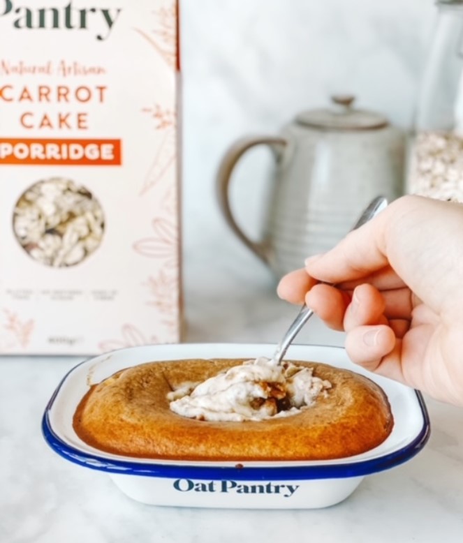 Carrot Cake Protein Middle Baked Oats