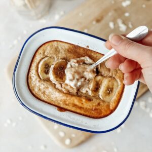 Banana Bread Baked Oats