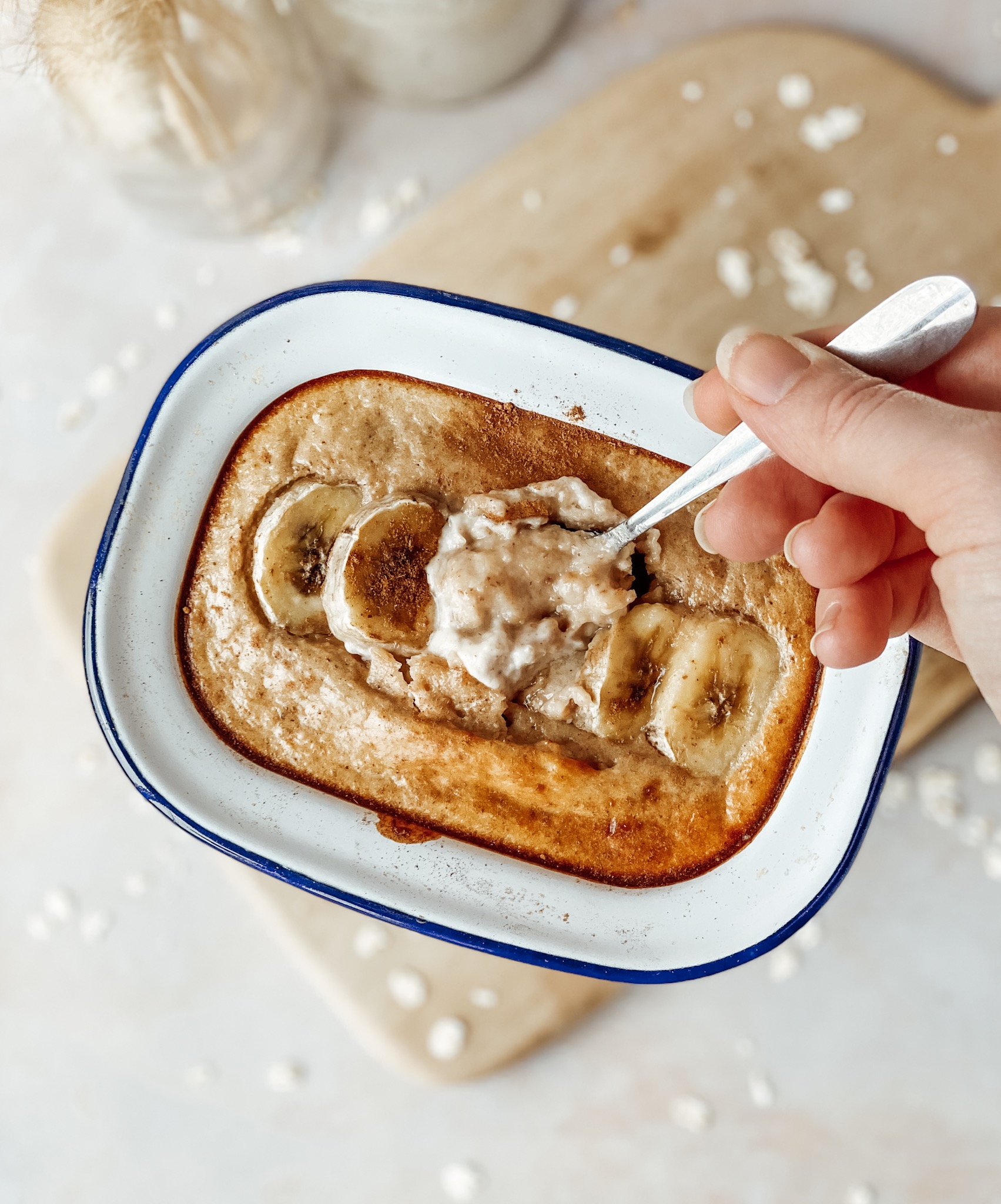 Banana Bread Baked Oats Oat Pantry