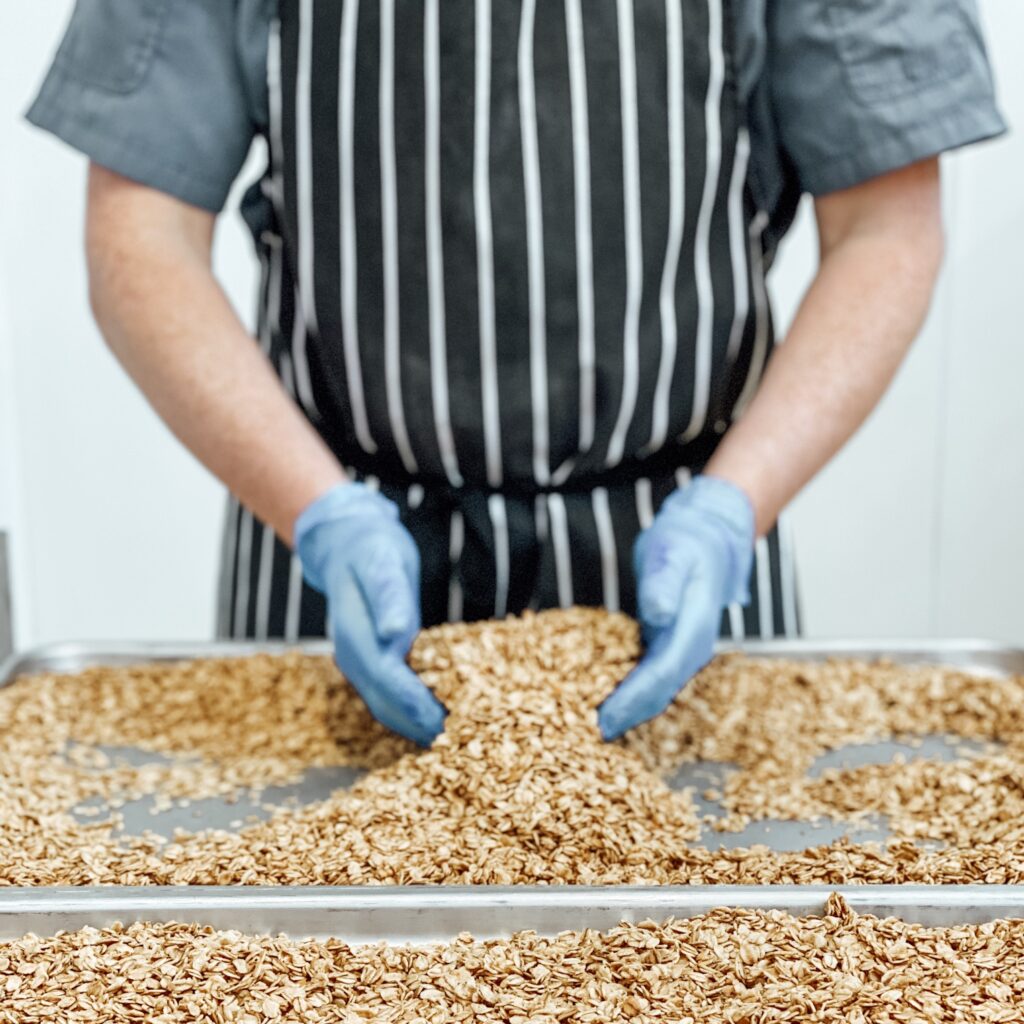 Baking Granola in Oat Pantry