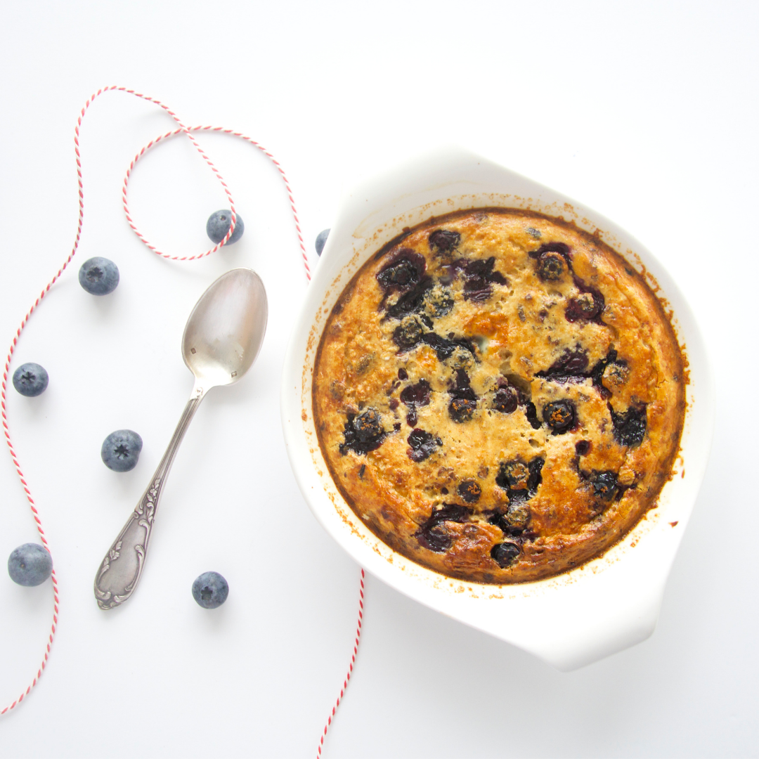 Blueberry Baked Oats