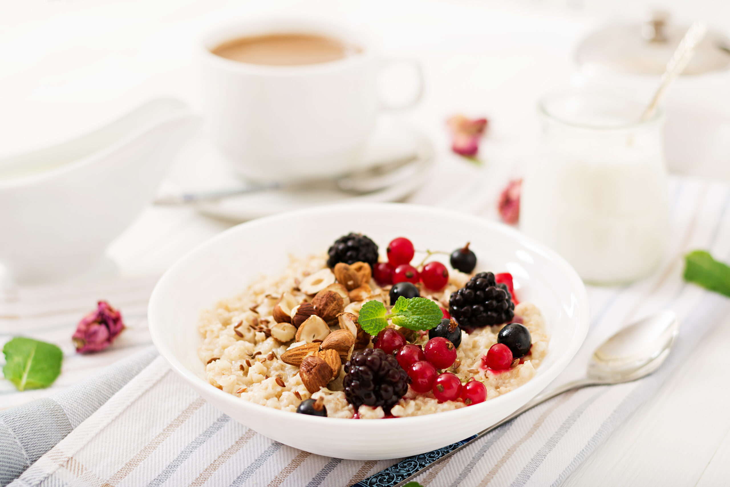 Porridge is a great source of complex carbohydrates