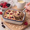 fruit crumble baked oats