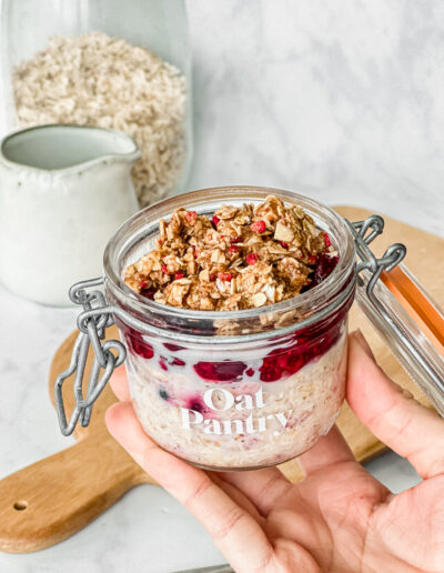 Fruit Crumble and Custard Overnight Oats 2