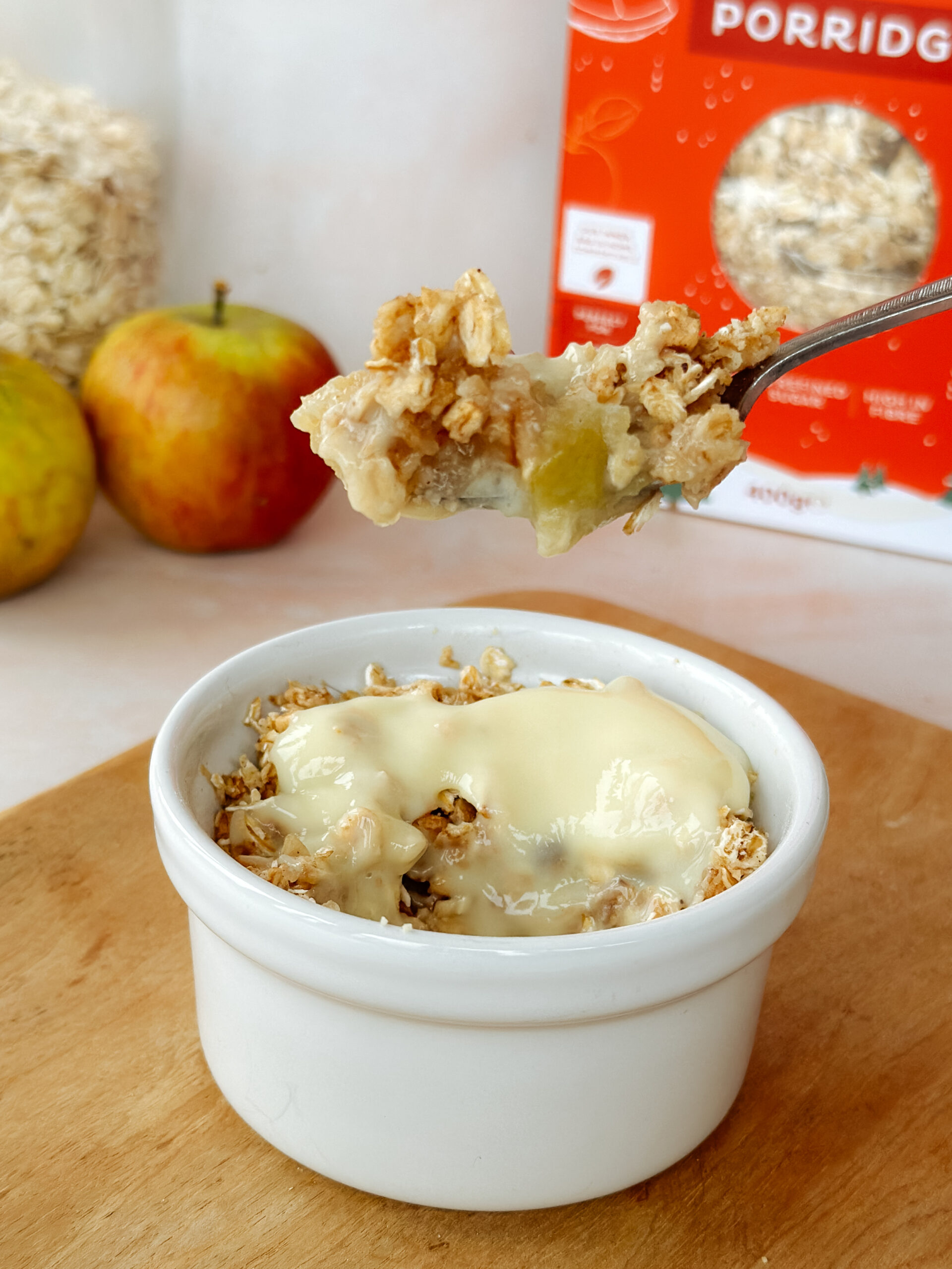 Mince Pie Breakfast Crumble