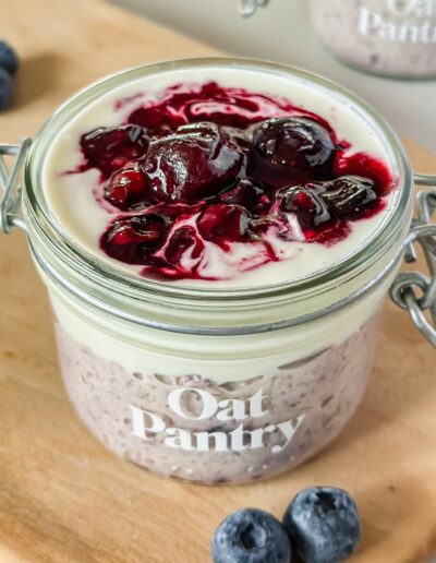 Blueberry Muffin Overnight Oats