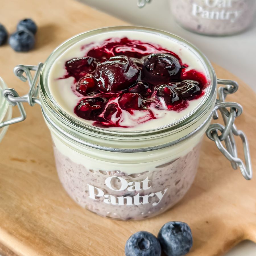 Oats Overnight Blueberry Muffin – 2.2 Oz Bottle, Gluten Free, 230 Calories – 1 Serving, Exp 4/2026