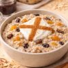 Oat Pantry Hot Cross Bun Porridge Bowl