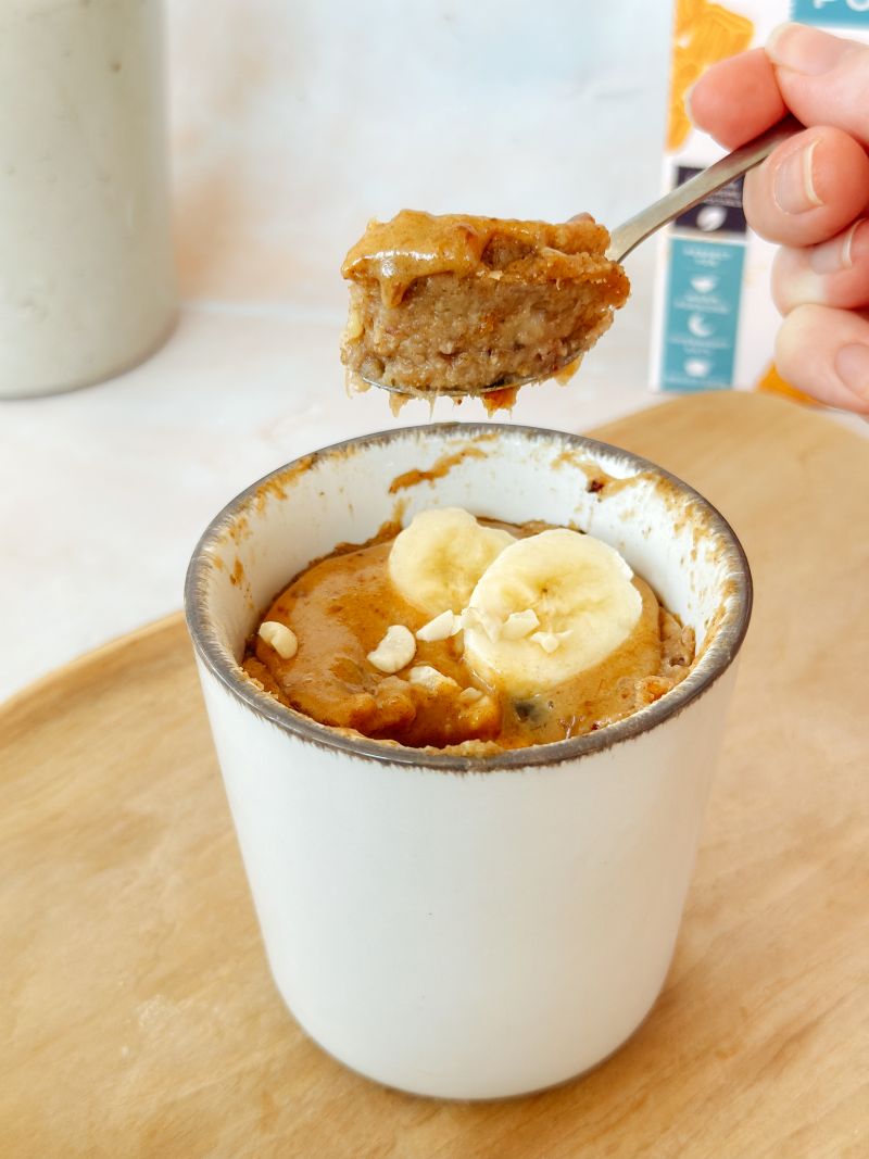Salted caramel mug cake image 1
