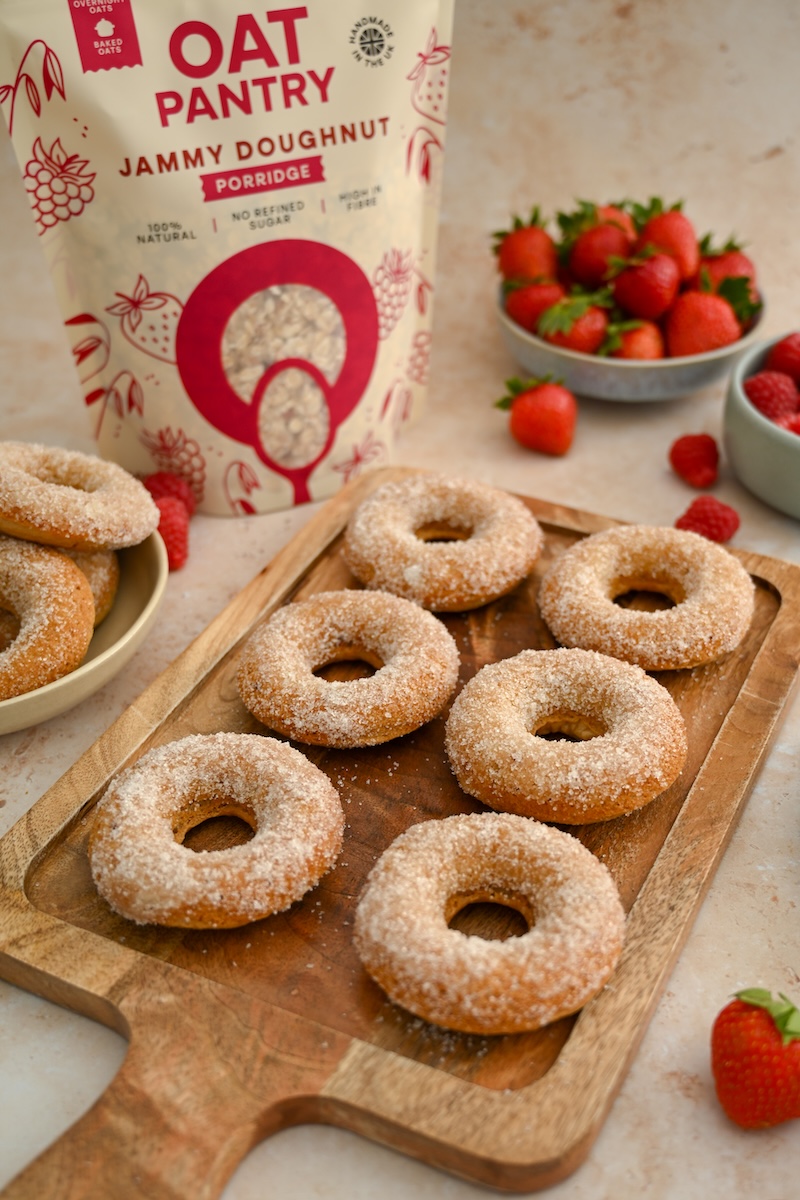 Baked Jammy Doughnuts