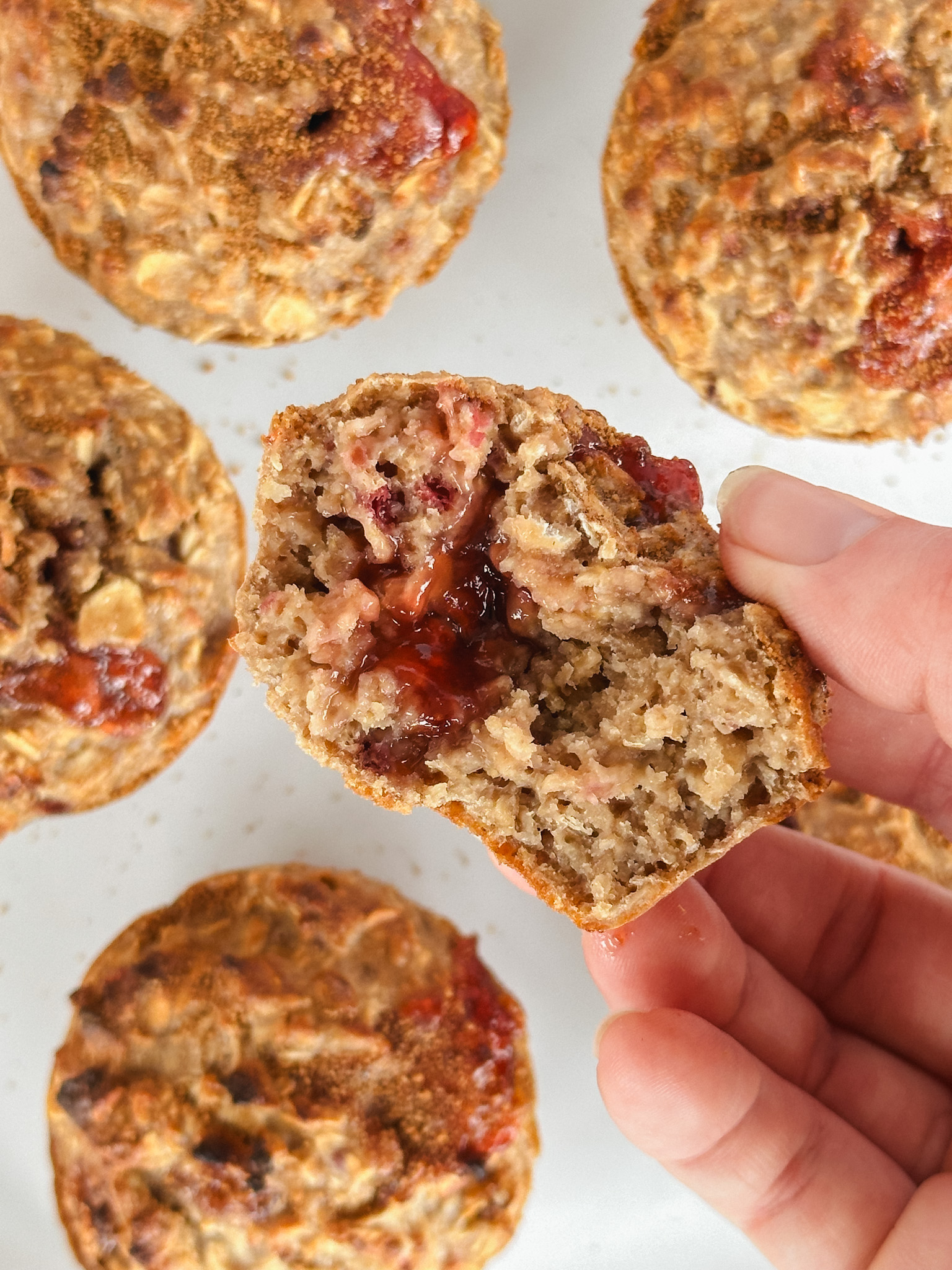 Jammy Doughnut Muffins