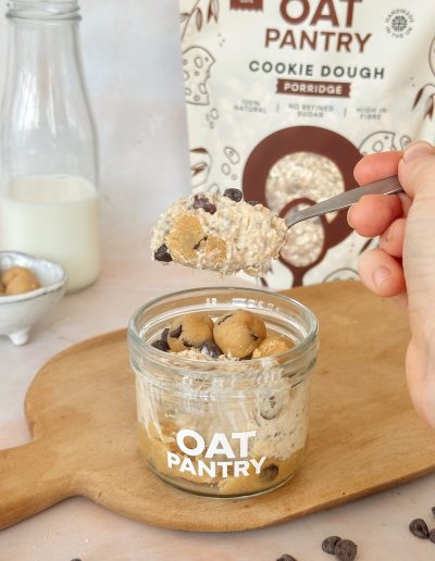 Cookie Dough Overnight Oats Digging In