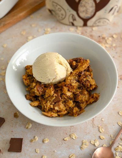 Scoopable Cookies served with ice cream